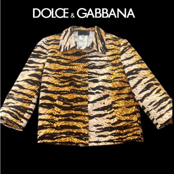 DOLCE & GABBANA Tiger Striped Jacket - Picture 16 of 16